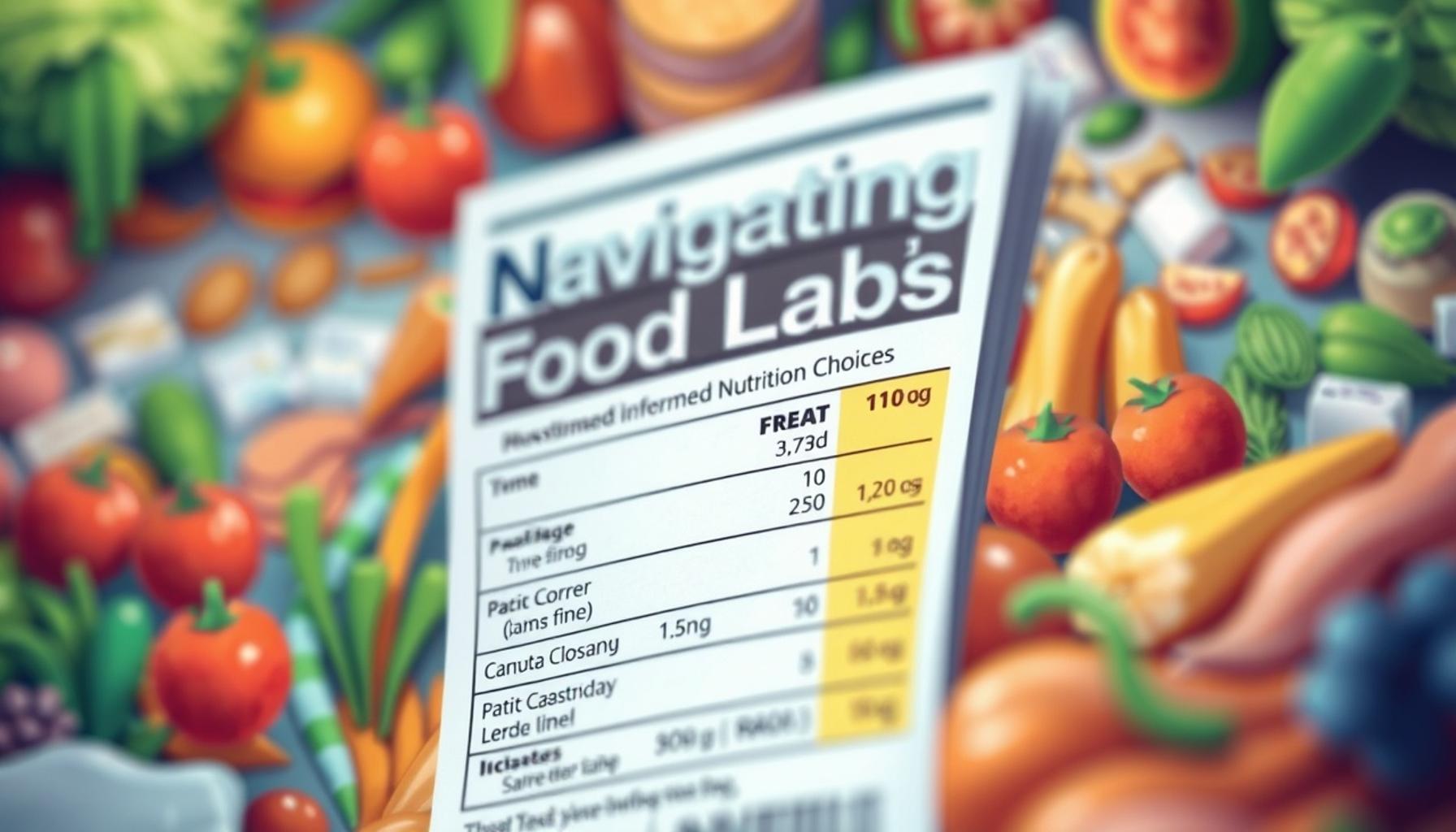 Navigating Food Labels: Making Informed Nutrition Choices
